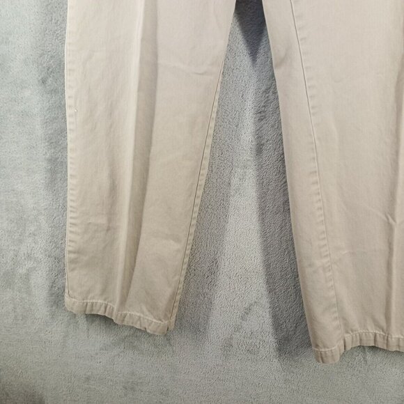 GREAT NORTHWEST Khaki Pants 4-Pocket Solid Tan W:33 L: 32 - Picture 3 of 11